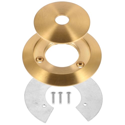 VOSAREA Glass Lampshade Hardware Lamp Fixing Ring Kit Universal Shade Replacement Adapter with Screws Easy Installation for Pendant Ceiling Light Fixtures