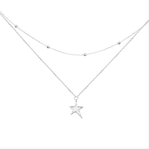 Collier ras du cou zircon et perles étoile pour illuminer votre style quotidien