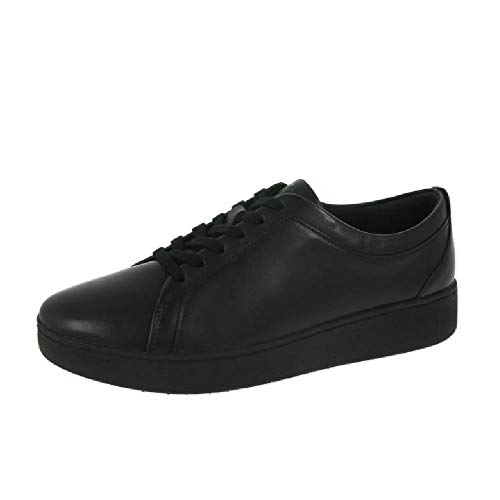 Image of FitFlop Womens Rally Leather Sneakers