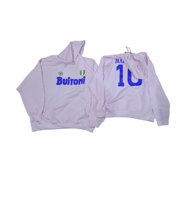 Sweat Napoli hommage idolo sweat à capuche mythique Scudetto 86-87 avec porte-clés cornes