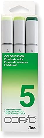 Copic Sketch, Alcohol-based Markers, 3pc Set, Color Fusion #5