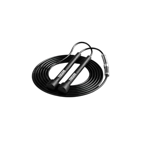 Image of Skipping Rope for Men, Women & Kids, Adjustable Jump Rope with Ball Bearings, Tangel-Free Speed Jump Rope & Anti-Slip Foam Handles for Gym, Exercise, Weight Loss, Fitness Workout & Endurance Training