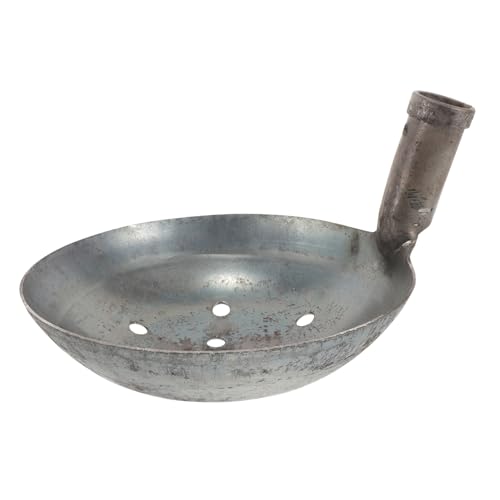 Kisangel Pelle à Tamiser en Métal Grosse Capacité pour Nettoyage D'égouts Et Boues, Usage Professionnel Et Travaux De Plomberie, Pelle à Réutilisable Trous pour Évacuation Rapide