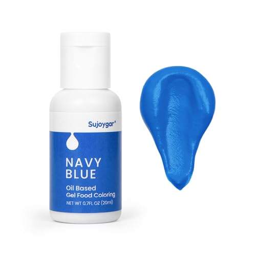 Oil Based Food Coloring For Chocolate, Navy Blue, Food Grade 20ml, Edible Oil Food Dye For Baking, Cupcake & Fondant, Icing