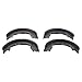 TRQ Parking Brake Shoe Set Compatible with 2006-2016 Dodge Ram 05-12 Ford 150 250 350 450