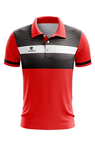 Image of Triumph Men's Performance Table Tennis Short Sleeve Polo Shirt