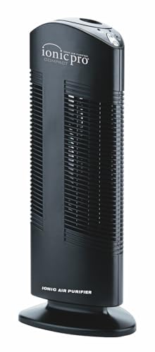 Ionic Pro Compact (CA200) Ionic Air Purifier Tower for Home, Quiet Ionic Filterless Design, Covers...
