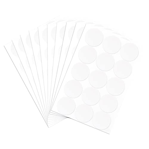 40 mm Große Schrauben Aufkleber Schrank, 150 Stück Selbstklebende Abdeckkappen für Möbel Holz, Selbstklebende Schraubenlochabdeckungen, Schraubenloch Aufkleber Abdeckkappen (Weiß)