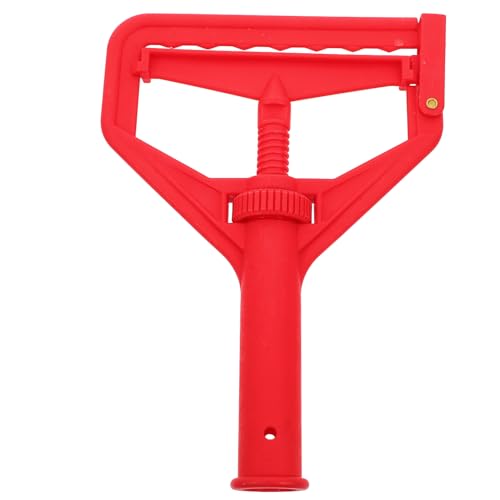 BESTYASH Cabezal De Fregona con Clip Parte del Mango De La Fregona Clip De Repuesto para Cabezal De Fregona Parte De Hacer Trapeador Cabezal De Trapeador Accesorio De Fregona Abs Rojo