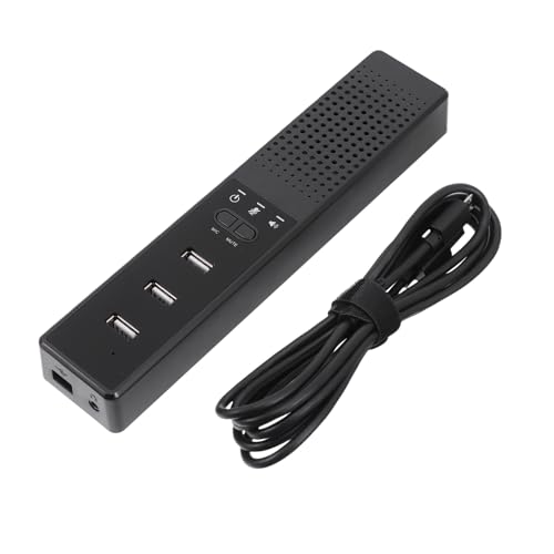 Altavoz USB para PC con microfóno integrado que ofrece audio claro sin instalar drivers