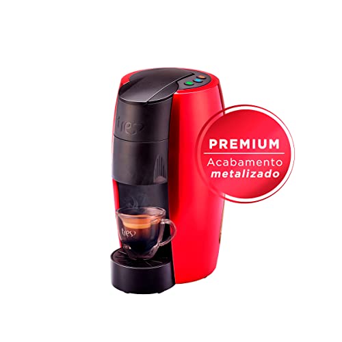 Cafeteira Espresso G1, Três LOV Premium 110V, Vermelha