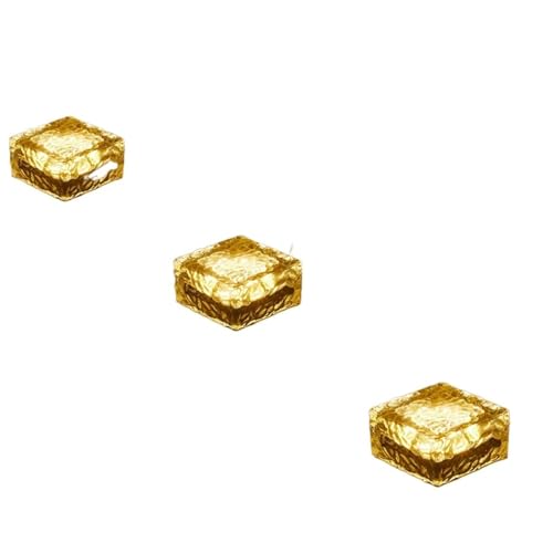 MMKBLRDI 1 luz LED impermeável para exteriores, luz de chão, iluminação para estradas, terraços, pátios, entradas, relva, jardim, decoração, luz de tijolo (luz branca)