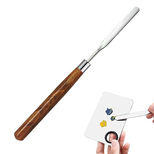 Espátula Para, Cuchara De Palillo De Uñas, Pegamento De Uñas, Herramienta De Stick De Uñas, Suministros De Mezcla De Materiales De Acero Inoxidable Para Manicuristas Profesionales