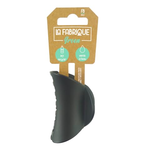 Pince à cheveux LA FABRIQUE GREEN lot de 3 pinces en plastique noir recyclé