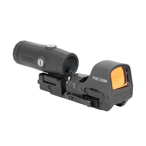 Image of HOLOSUN 510C & HM3X Combo RED /Green Multi-Reticle Circle Dot Open Reflex Sight w /3x Flip-to-Side Magnifier 510C-HM3X