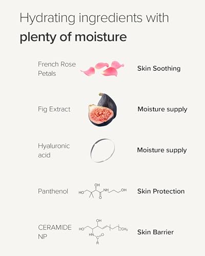 Mary&May Vegan Rose Hyaluronic Hydra Wash Off Mask - Cream Caly Mask for Moisturizing, Pore Purifying, Skin Softening - Korean Skincare, 4.23oz.