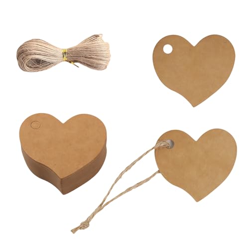 Etiquetas de corazón para envolver regalos y personalizar detalles de bodas y fiestas