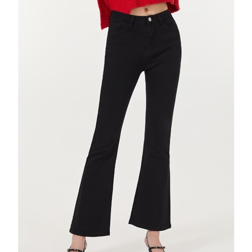 Flare Jeans for Women Trendy High Waisted Stretch Bootcut Denim Pant Casual Versatile Outdoor Y2k Trouser with Pocket3