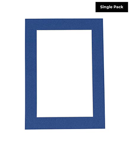 20x28 Mat Bevel Cut for 16x24 Photos - Acid Free Bottle Blue Precut Matboard - For Pictures, Photos, Framing - 4-ply Thickness