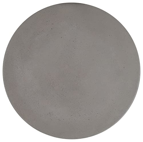 Safavieh Outdoor Collection Akiko Modern Dark Grey Concrete Round Accent Table (Fully Assembled) Vnn1028A #TOP4