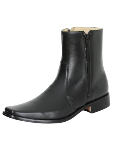 Men's Dress Boot Leather Black
