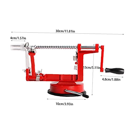 3 in 1 Apple Peeler Slicer Machine Cutter Corer Fruit Groente Potato Remover Rode Keuken Fruitschiller - Image 8