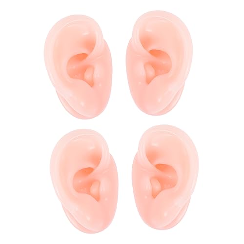 VALICLUD 2 Pares Molde De Oído Artificial Oreja Modelo Individualmente Modelo De Oreja Verdadero Suave Cosplay Auriculares Orejas Silicio Modelos De Oído Oreja Falsa Para Gel De Sílice