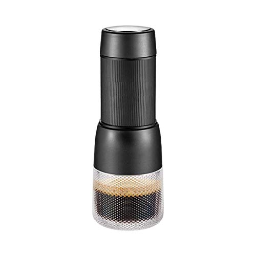 Tragbare Espressomaschine, Kompatibel Mit Gemahlenem Kaffee & Nespresso-Kapsel Manueller Espressomaschine 18bar Für Home Office Travel