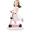 Godie - Figura de comunión para tarta, Poliresina, Chica con Patinete