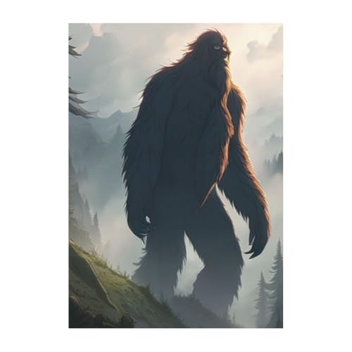 Poster Le Yeti dans les montagnes GAEKKO tableau mural sans cadre pour decoration 40x60 cm