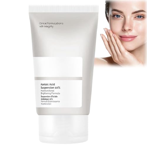 Azelaic Acid Suspension 10% Face Serum,Azelaic Acid Serum Cream with Niacinamide & Vitamin C,Anti Acne Cream Face Serum for Women,Hydrating Serums Skincare to Reduces Blackheads,Anti Aging Serum