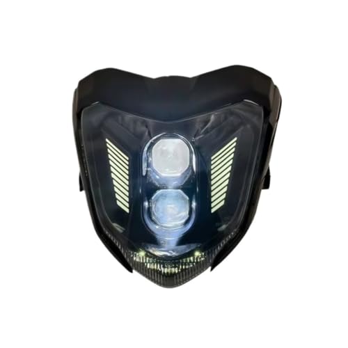 Phare de moto pour FZ16 YS150 et FAZER150 bloc optique avant LED complet noir avec support