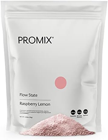 ProMix Nutrition Flow State – L Tyrosine, Theacrine, Vitamins, & Caffeine Free – Nootropic Supplement for Memory, Focus, & Brain Fog – Raspberry Lemonade – 30 Servings ProMix Nutrition Flow State – L Tyrosine, Theacrine, Vitamins, & Caffeine Free – Nootropic Supplement for Memory, Focus, & Brain Fog – Raspberry Lemonade – 30 Servings