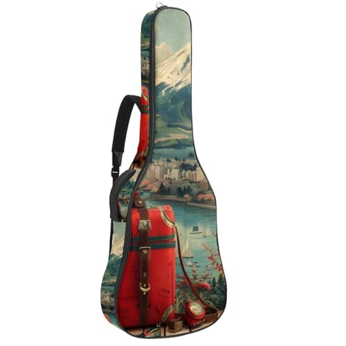 Sac pour guitare acoustique 101,6 cm étui multicolore imperméable