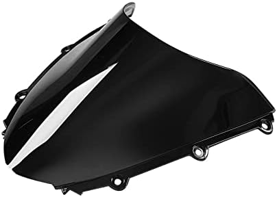Green-L Black PMMA Duble Bubble Windshield Fit for Honda CBR1000RR 2004-2007