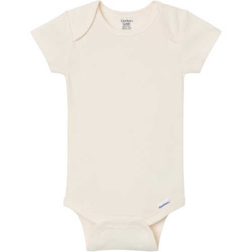 Image of Gerber Baby Boys & Girls 5-Pack Solid Onesies Bodysuits