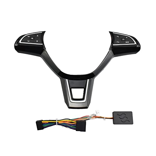 MDYNI Like A Breeze Interrupteur à Bouton for Skoda for Superbe for Yeti for Rapide for Octavia Bouton de Commande de Volant Multifonction Interrupteur Volume téléphone Interrupteur Audio Cover