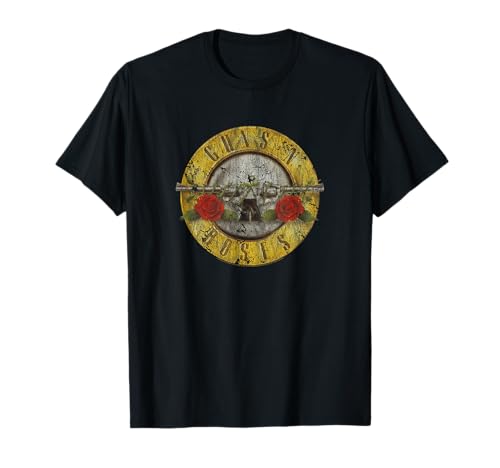 Logo officiel de Guns N’Roses groupe de rock des années 80 T-Shirt