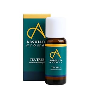 Absolute Aromas Tea Tree Essential Oil 10ml - Pure, Natural, Undiluted, Cruelty Free and Vegan – for Aromatherapy, Diffusers and Face, Hair, Skin and Nail Care
