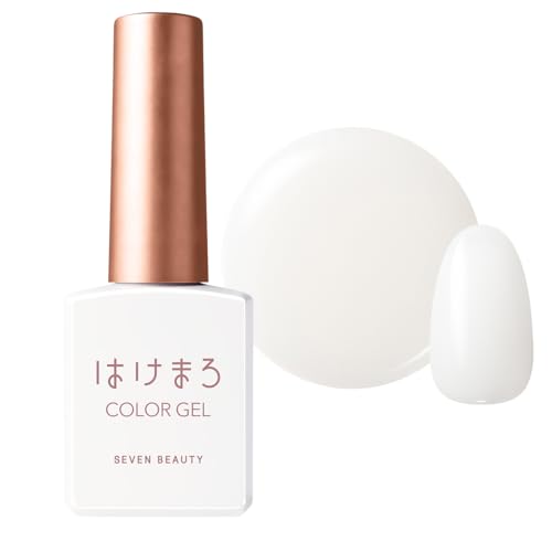 [はけまろ] カラージェル #001 ホワイト [ 専用ベースで 剥がせる ジェルネイル ネイルカラージェル カラージェル カラー ジェル ペディキュア ネイルサロン ネイルアート セルフネイル hakemaro]のサムネイル