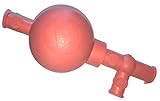 Pipettierball PELEUSBALL Pipettierball ca 10 ml klein Naturkautschuk (universal - 100ml Pipetten, rot)