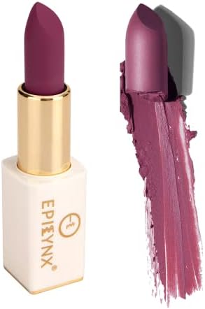 EPILYNX by Dr. Liia Matte Lipstick - Highly Pigmented with Vibrant and Soft Shades - Easy-To-Apply Matte Finishes - Gluten Free and Vegan