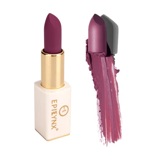EpiLynx by Dr. Liia Matte Lipstick - Plum Lipstick, Dark Purple Lipstick, Matte Lipstick - Gluten Free and Vegan for Sensitive Skin