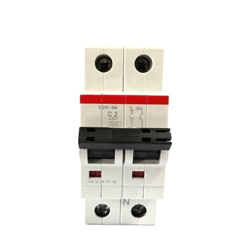 Disyuntor miniatura S201NA S202 1P+N 2P Tipo C interruptor automático magnetotérmico 3