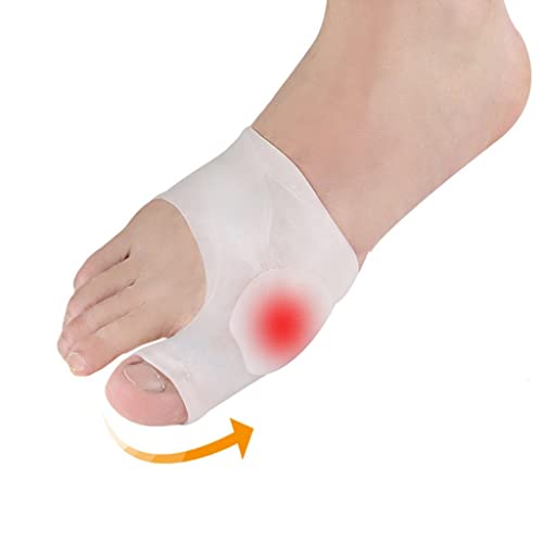 Séparateur hallux valgus avec protégeurs de tampons en gel de silice à semelles