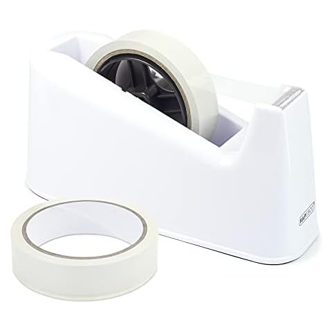 Dispensador de Cinta Adhesiva Grande con 2 Rollos Cover