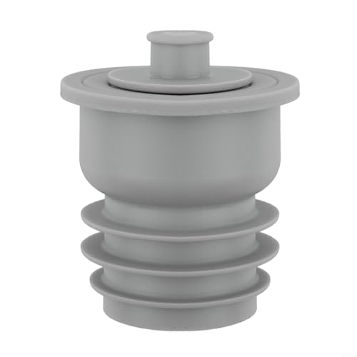 Sello de tubería para lavadora, sello de tubo de drenaje, sello desodorante, sello de tubería gris para antienchufe con anillos, manguera de drenaje, lavado de herramientas de alcantarillado,