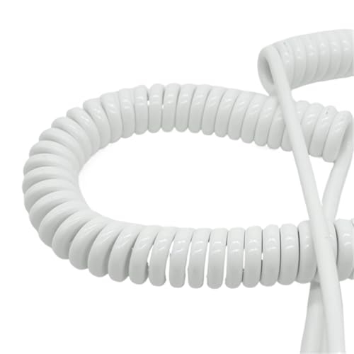 Câble spiralé à ressort 4 conducteurs 11 AWG extensible 4m - 3