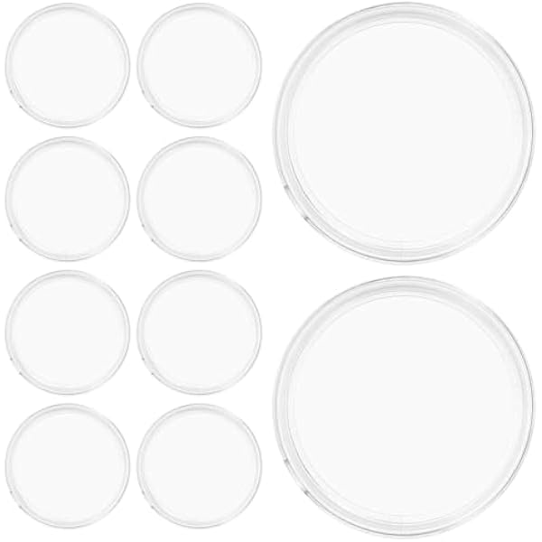 HEMOTON 10 Szt. Sztuk Przezroczystych Pojemników Plastikowe Pudełko Do Przechowywania i Ekspozycji Pamiątkowych Odporne Zarysowania i Szczelne Etui Do Kolekcji i Prezentacji Odznak