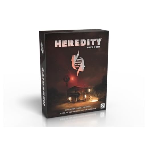 Heredity - Gioco da tavolo narrativo e cooperativo - Gioco di avventure - 14 anni in più - Le tue scelte contano - Una campagna di 5 capitoli - fino a 4 giocatori - Modalità giocatore singolo